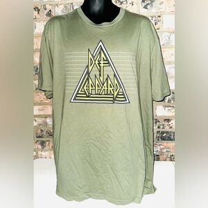 Def Leppard Band T-Shirt Men’s Size 2XL Modern 2024 Edition
